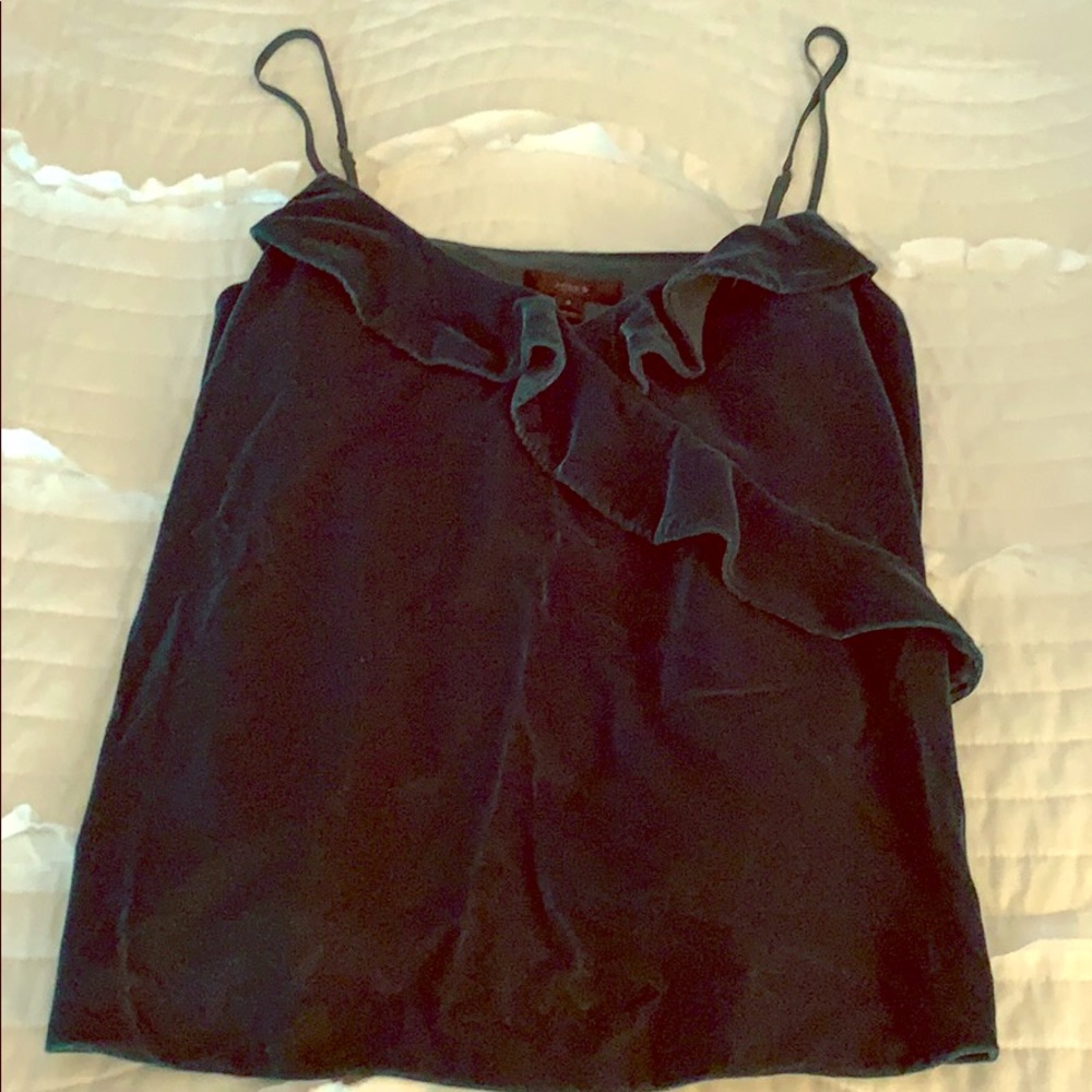 J. Crew Velvet tank top